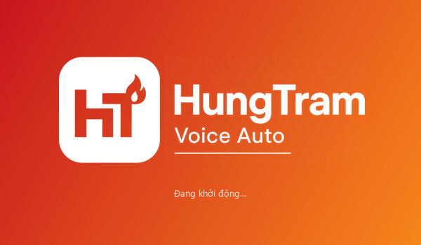Màn hình khởi động HungTram Voice Auto